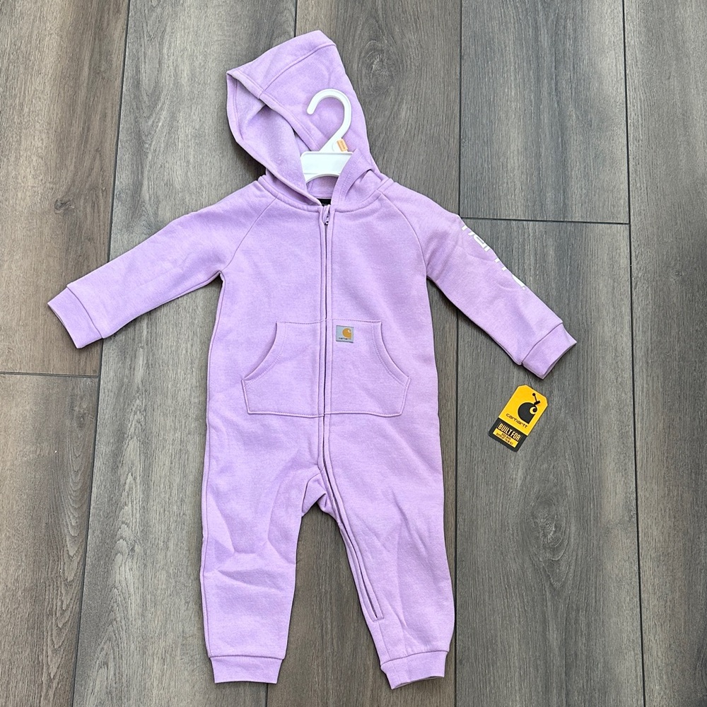 Carhartt Kids Lavender Hooded Onsie